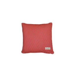Kussen met vulling Polka dot rood (45x45 cm)